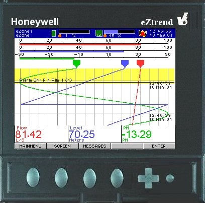 霍尼韦尔记录仪HONEYWELL TVEZQX-61-010-11-0-000-000000-000 eZtrend无纸记录仪