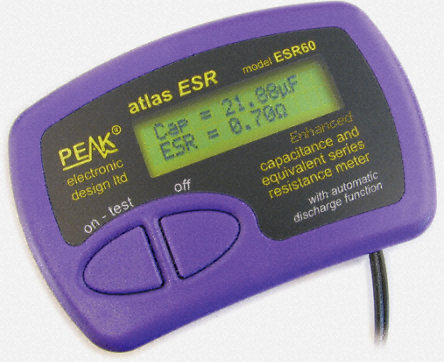 电容值仪表ESR，ESR60Peak Electronic Design ESR60电容测量仪